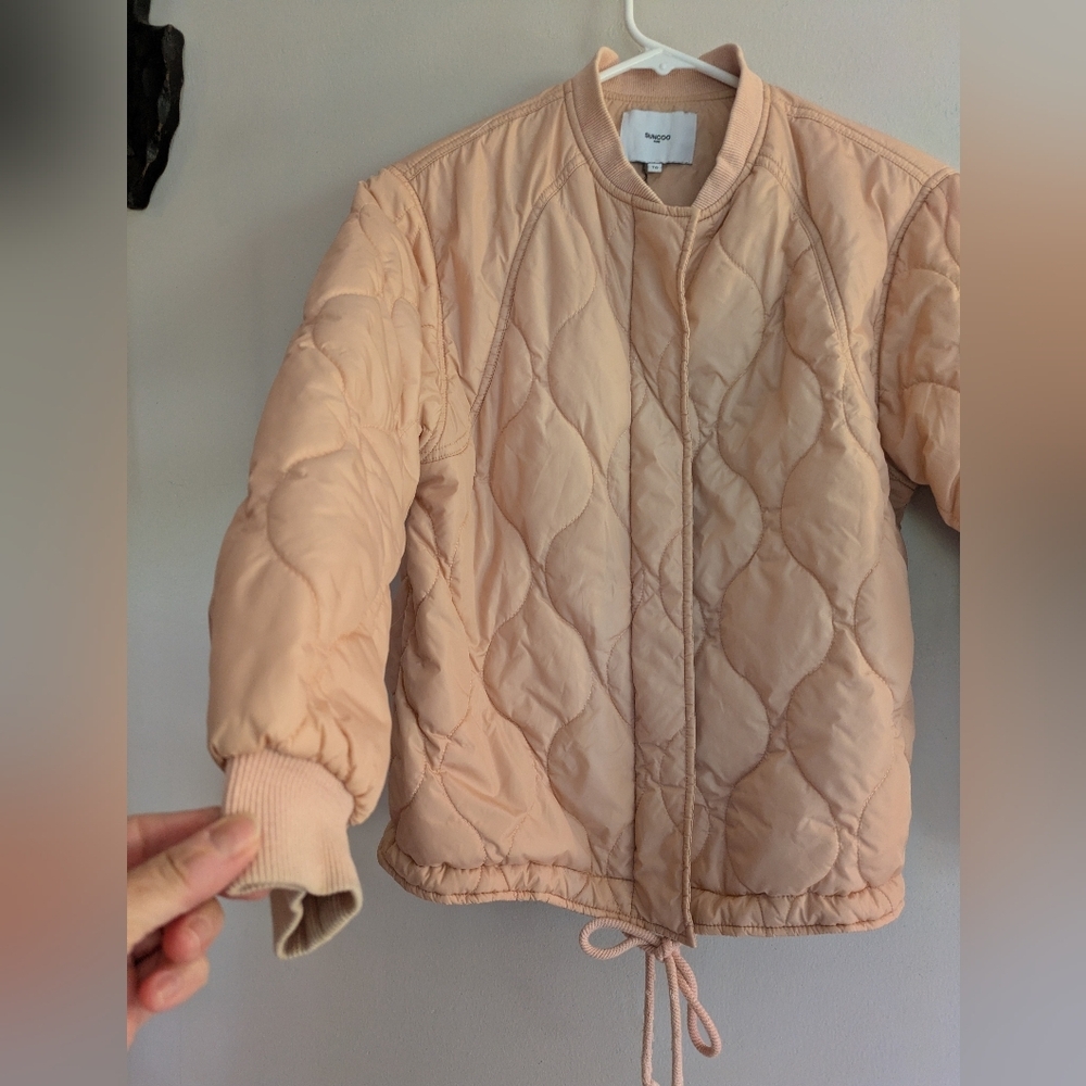 Suncoo Paris Women's Quilted Jacket Peachy Pink - Picture 2 of 10